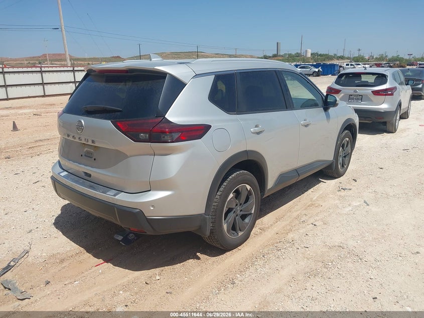 2025 Nissan Rogue VIN JN8BT3BA3SW006063 IAAI salvage auction — FRONT END, Enterprise Vehicles Clear Only (Texas), sold $13,800 on 2026-07-07 (photo 4)