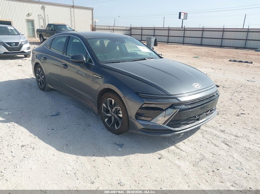 2025 Hyundai Sonata VIN KMHL64JA0SA471598 IAAI salvage auction — FRONT END, Enterprise Vehicles Clear Only (Louisiana), sold $16,300 on 2026-07-07 (photo 1)