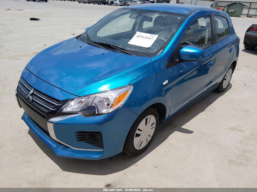 2024 Mitsubishi Mirage VIN ML32AUHJ0RH009082 IAAI salvage auction — REAR END, Salvage Title, sold $5,700 on 2026-07-09 (photo 2)