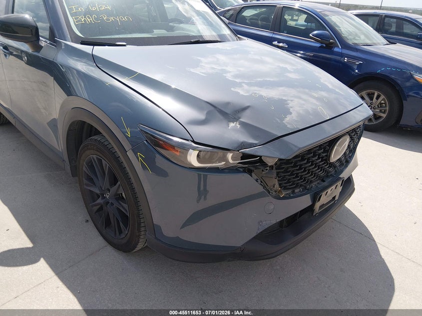 2025 Mazda Cx-5 VIN JM3KFBCMXS0639708 IAAI salvage auction — RIGHT FRONT, Enterprise Vehicles Clear Only (Illinois), sold $21,600 on 2026-07-07 (photo 6)