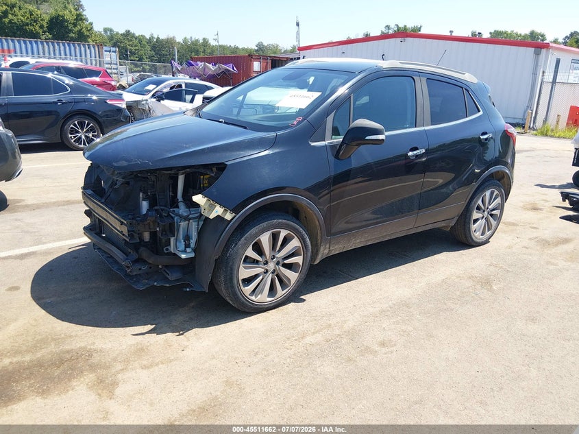 2017 Buick Encore VIN KL4CJASB5HB192914 IAAI salvage auction — LEFT FRONT, Salvage (Mississippi), sold $825 on 2026-07-30 (photo 2)