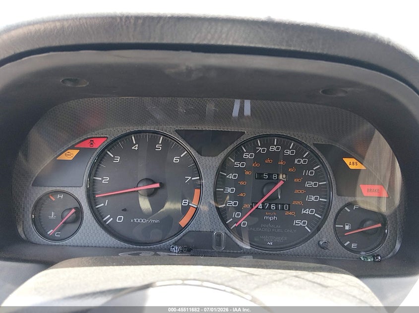 1998 Honda Prelude VIN JHMBB6158WC012192 IAAI salvage auction — SIDE, Non-Repairable (California), sold $550 on 2026-07-29 (photo 7)