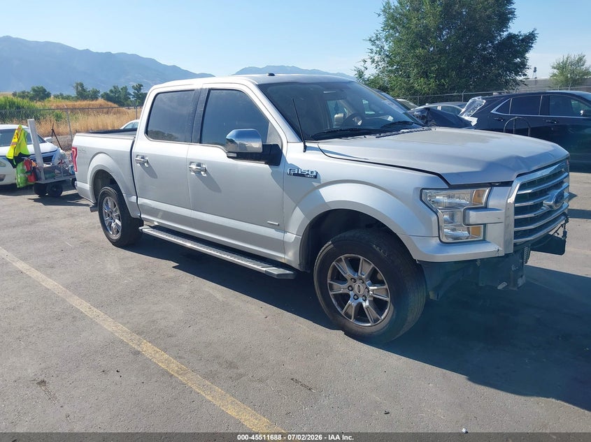 2016 Ford F-150 VIN 1FTEW1CP9GKE72487 IAAI salvage auction — NORMAL WEAR, Rebuilt/Restored (Utah), sold $2,575 on 2026-07-09 (photo 1)