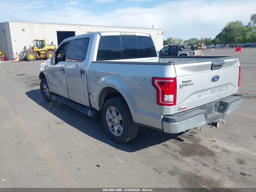 2016 Ford F-150 VIN 1FTEW1CP9GKE72487 IAAI salvage auction — NORMAL WEAR, Rebuilt/Restored (Utah), sold $2,575 on 2026-07-09 (photo 3)