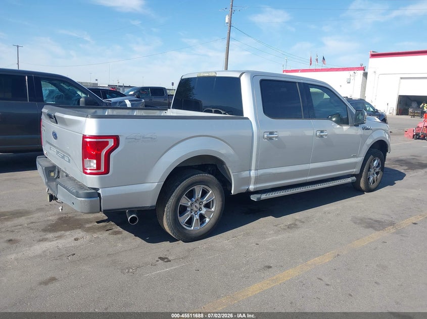 2016 Ford F-150 VIN 1FTEW1CP9GKE72487 IAAI salvage auction — NORMAL WEAR, Rebuilt/Restored (Utah), sold $2,575 on 2026-07-09 (photo 4)