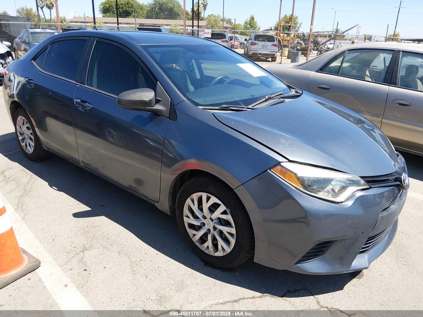 2014 Toyota Corolla VIN 5YFBURHE1EP141500 IAAI salvage auction — NORMAL WEAR, Clear - Dealer Only (California), sold $2,150 on 2026-07-16 (photo 1)