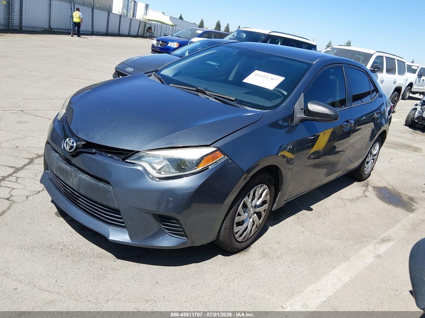 2014 Toyota Corolla VIN 5YFBURHE1EP141500 IAAI salvage auction — NORMAL WEAR, Clear - Dealer Only (California), sold $2,150 on 2026-07-16 (photo 2)
