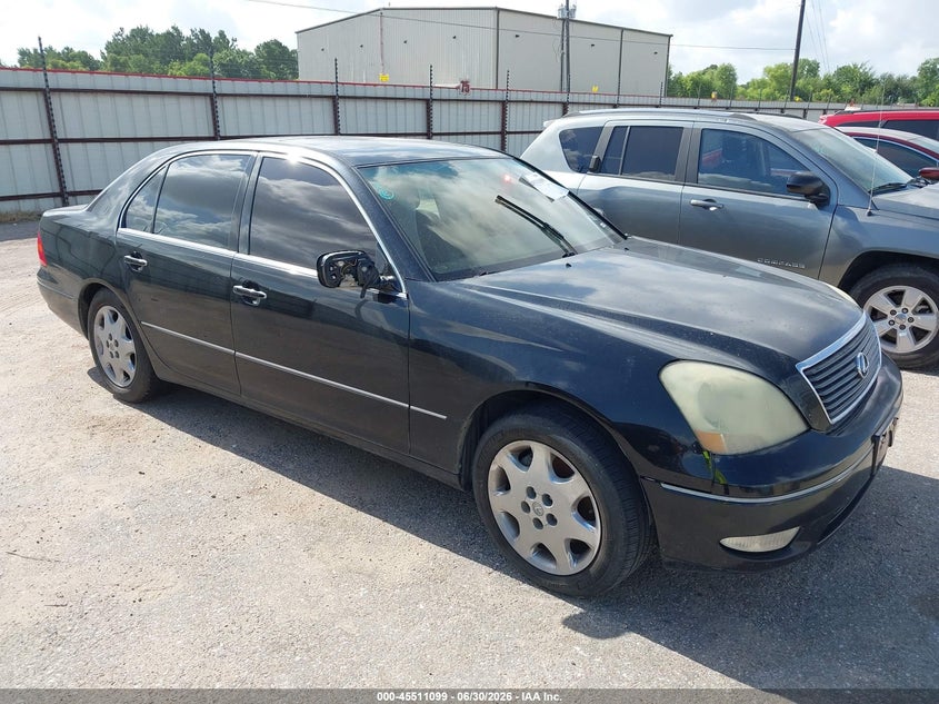 2001 Lexus Ls 430 VIN JTHBN30F310001885 IAAI salvage auction — NORMAL WEAR, Original (Texas), sold $700 on 2026-07-15 (photo 1)