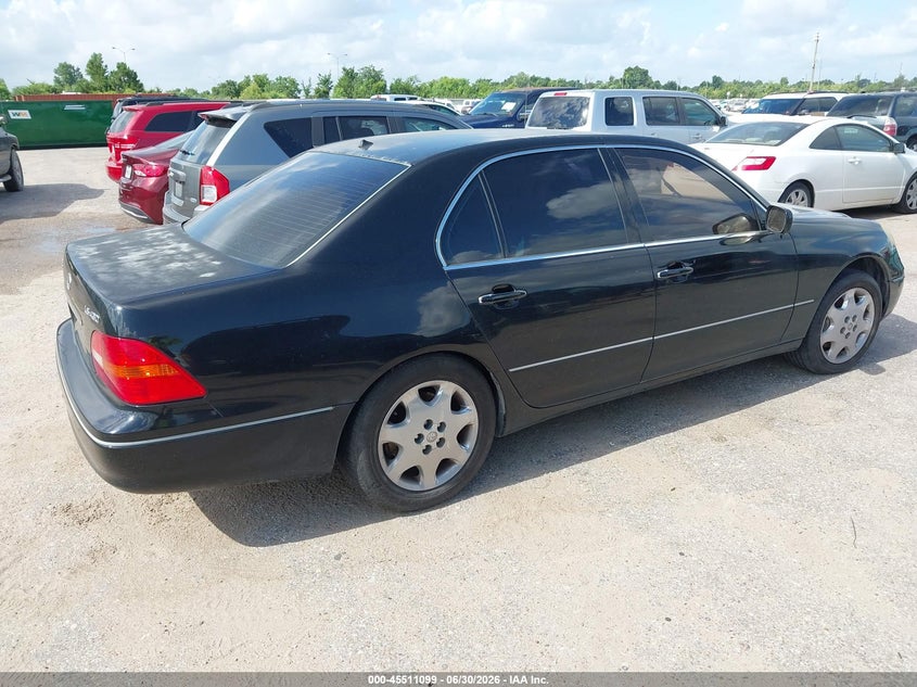 2001 Lexus Ls 430 VIN JTHBN30F310001885 IAAI salvage auction — NORMAL WEAR, Original (Texas), sold $700 on 2026-07-15 (photo 4)