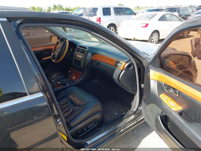 2001 Lexus Ls 430 VIN JTHBN30F310001885 IAAI salvage auction — NORMAL WEAR, Original (Texas), sold $700 on 2026-07-15 (photo 5)