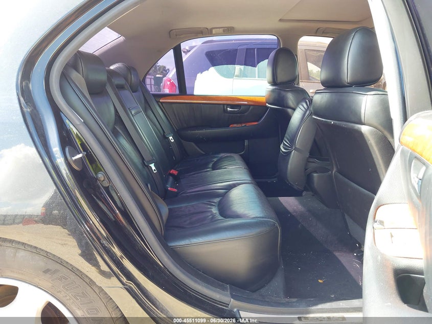 2001 Lexus Ls 430 VIN JTHBN30F310001885 IAAI salvage auction — NORMAL WEAR, Original (Texas), sold $700 on 2026-07-15 (photo 8)