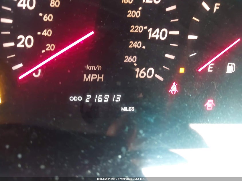 2001 Lexus Ls 430 VIN JTHBN30F310001885 IAAI salvage auction — NORMAL WEAR, Original (Texas), sold $700 on 2026-07-15 (photo 7)