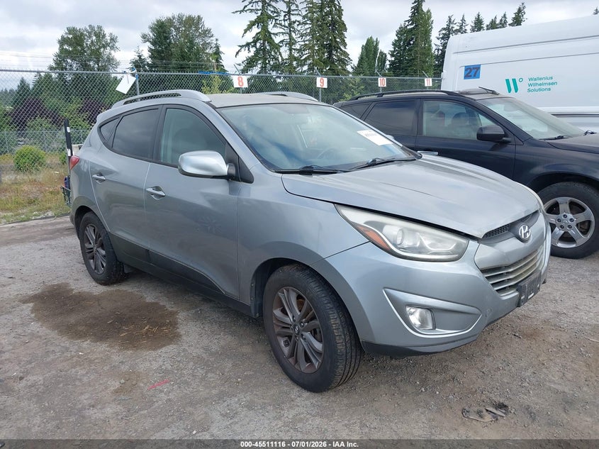 2015 Hyundai Tucson VIN KM8JUCAG9FU107213 IAAI salvage auction — NORMAL WEAR, Clear (Washington), sold $675 on 2026-07-29 (photo 1)