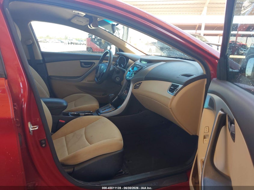 2013 Hyundai Elantra VIN KMHDH4AE6DU726029 IAAI salvage auction — NORMAL WEAR, Restored (Arizona), sold $200 on 2026-07-28 (photo 5)