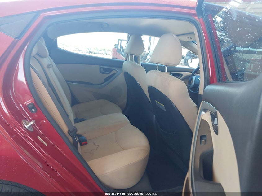 2013 Hyundai Elantra VIN KMHDH4AE6DU726029 IAAI salvage auction — NORMAL WEAR, Restored (Arizona), sold $200 on 2026-07-28 (photo 8)