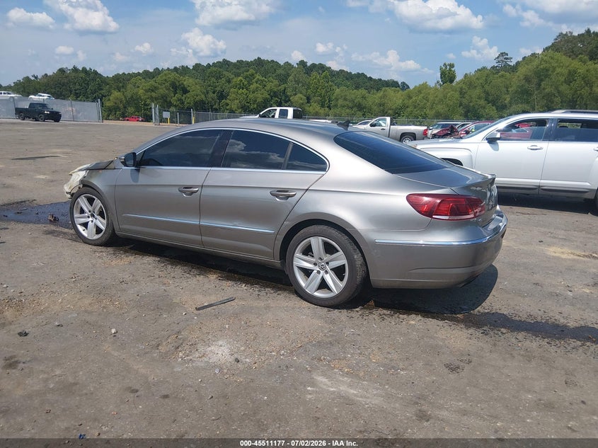 2015 Volkswagen Passat cc VIN WVWBN7AN2FE824722 IAAI salvage auction — ENGINE BURN, Salvage Title, sold $225 on 2026-08-12 (photo 3)