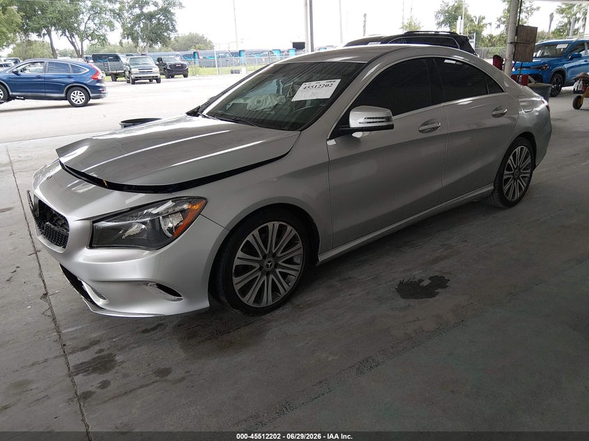 2018 Mercedes-benz Cla-klasse VIN WDDSJ4EB4JN604460 IAAI salvage auction — FRONT END, Salvage Title, sold $1,850 on 2026-08-19 (photo 2)