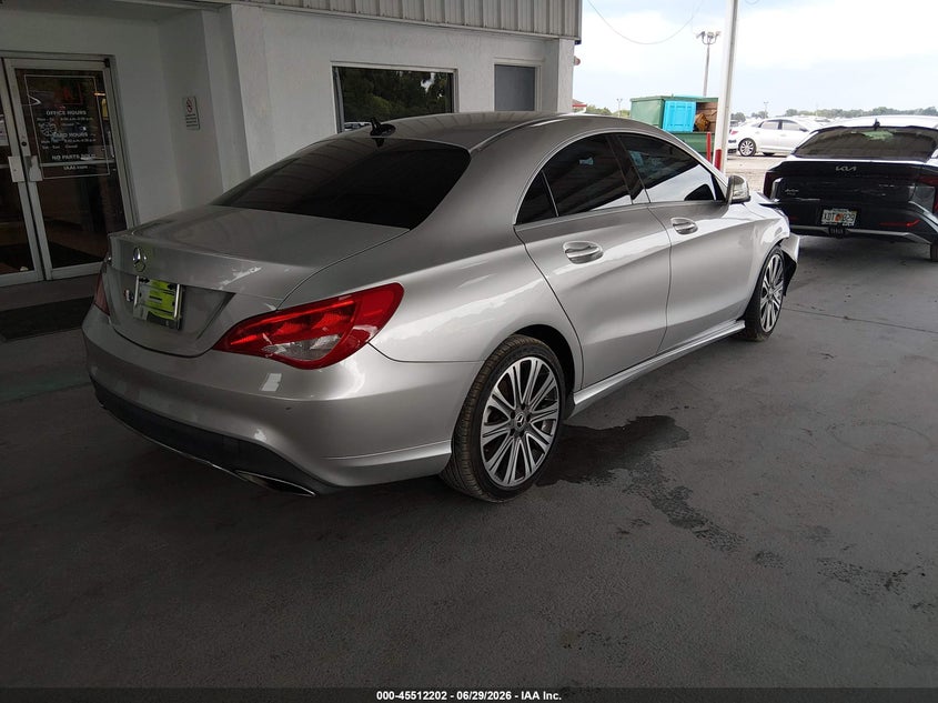 2018 Mercedes-benz Cla-klasse VIN WDDSJ4EB4JN604460 IAAI salvage auction — FRONT END, Salvage Title, sold $1,850 on 2026-08-19 (photo 4)