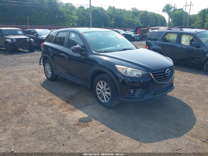 2016 Mazda Cx-5 VIN JM3KE4CY5G0802189 IAAI salvage auction — REAR END, Salvage Title, sold $125 on 2026-07-22 (photo 1)