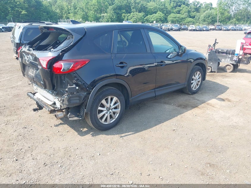 2016 Mazda Cx-5 VIN JM3KE4CY5G0802189 IAAI salvage auction — REAR END, Salvage Title, sold $125 on 2026-07-22 (photo 4)