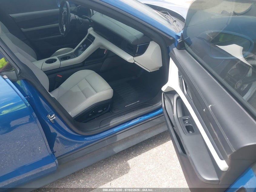 2022 Porsche Taycan VIN WP0AA2Y12NSA10814 IAAI salvage auction — FRONT & REAR, Salvage (Texas), sold $19,000 on 2026-08-19 (photo 5)