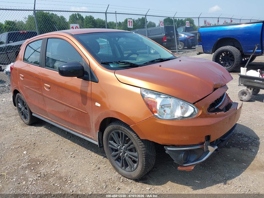 2020 Mitsubishi Mirage VIN ML32A5HJ4LH005971 IAAI salvage auction — FRONT END, Mv-907A (New York), sold $1,400 on 2026-07-23 (photo 1)