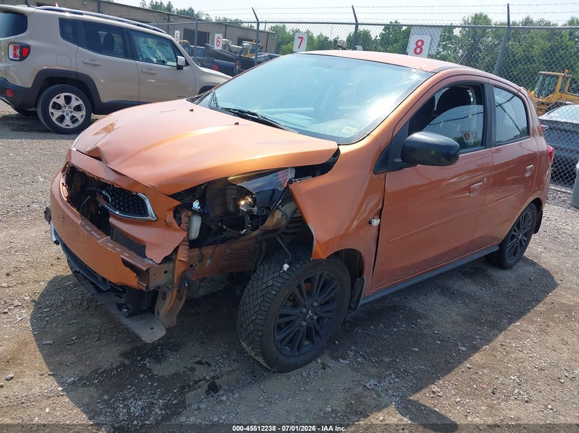 2020 Mitsubishi Mirage VIN ML32A5HJ4LH005971 IAAI salvage auction — FRONT END, Mv-907A (New York), sold $1,400 on 2026-07-23 (photo 2)