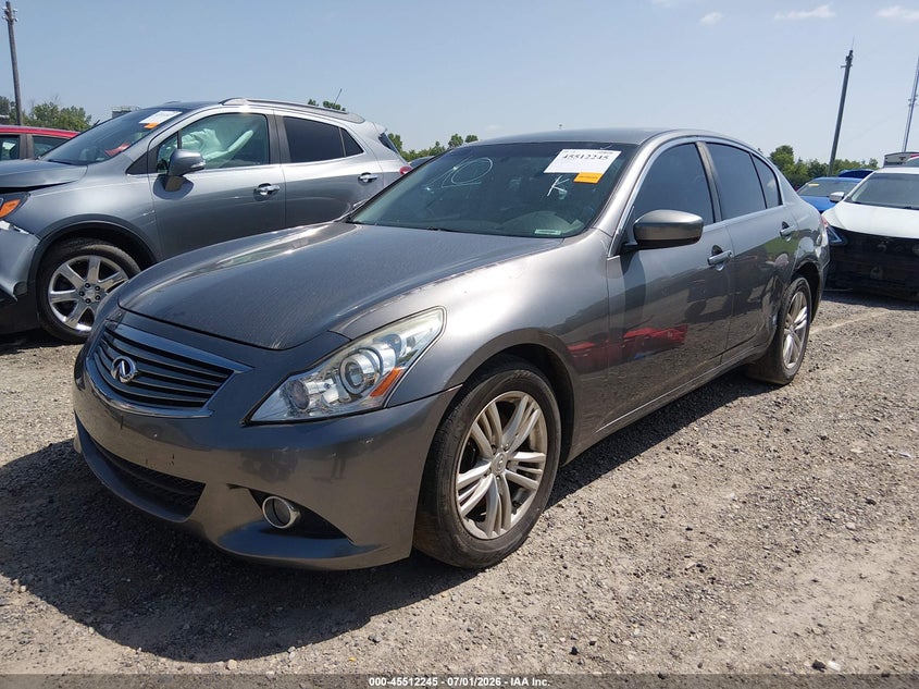 2011 Infiniti G37 VIN JN1CV6AR9BM403097 IAAI salvage auction — LEFT SIDE, Salvage (Ohio), sold $500 on 2026-07-21 (photo 2)