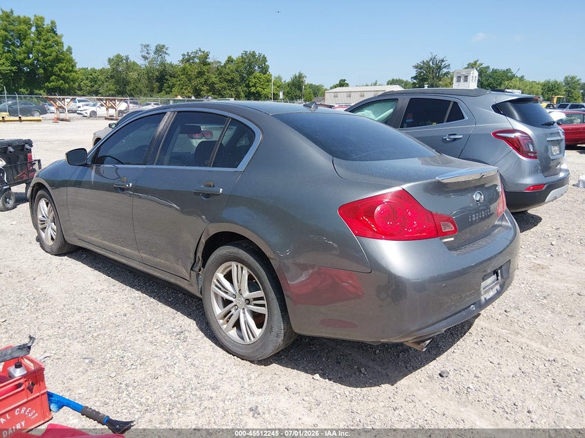 2011 Infiniti G37 VIN JN1CV6AR9BM403097 IAAI salvage auction — LEFT SIDE, Salvage (Ohio), sold $500 on 2026-07-21 (photo 3)