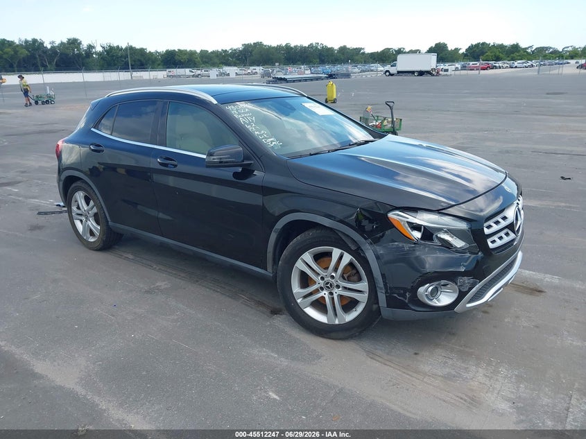 2018 Mercedes-benz Gla-klasse VIN WDCTG4EB9JJ480085 IAAI salvage auction — FRONT END, Salvage Title, sold $5,150 on 2026-08-03 (photo 1)
