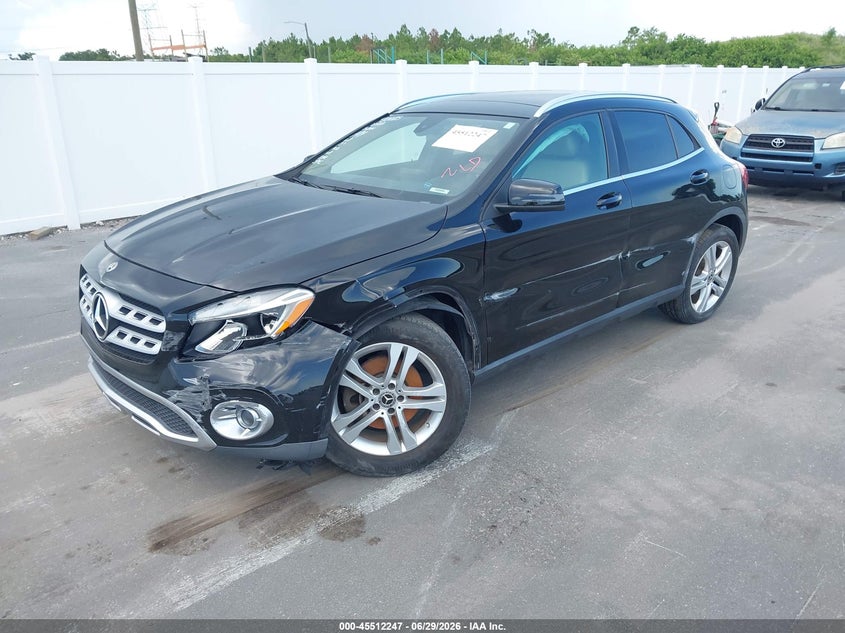 2018 Mercedes-benz Gla-klasse VIN WDCTG4EB9JJ480085 IAAI salvage auction — FRONT END, Salvage Title, sold $5,150 on 2026-08-03 (photo 2)