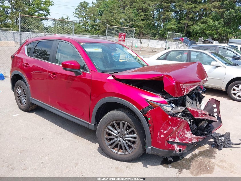 2021 Mazda Cx-5 VIN JM3KFBCM4M1314422 IAAI salvage auction — FRONT END, Salvage Title, sold $3,300 on 2026-07-28 (photo 1)