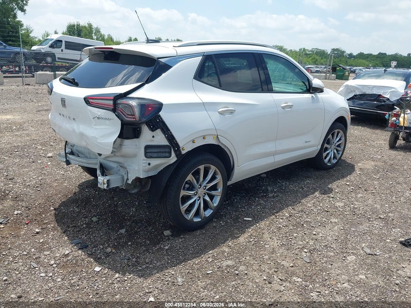 2024 Buick Encore gx VIN KL4AMGSL6RB023609 IAAI salvage auction — REAR END, Salvage Title, sold $12,825 on 2026-08-12 (photo 4)