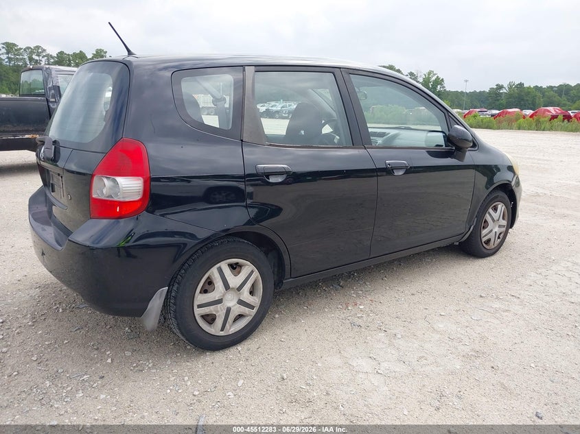 2008 Honda Fit VIN JHMGD38488S025383 IAAI salvage auction — NORMAL WEAR, Clear-Dealer Only (North Carolina), sold $975 on 2026-07-14 (photo 4)