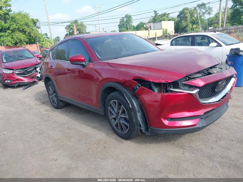 2018 Mazda Cx-5 VIN JM3KFBDM2J0436034 IAAI salvage auction — FRONT END, Clear (Michigan), sold $4,600 on 2026-07-30 (photo 1)