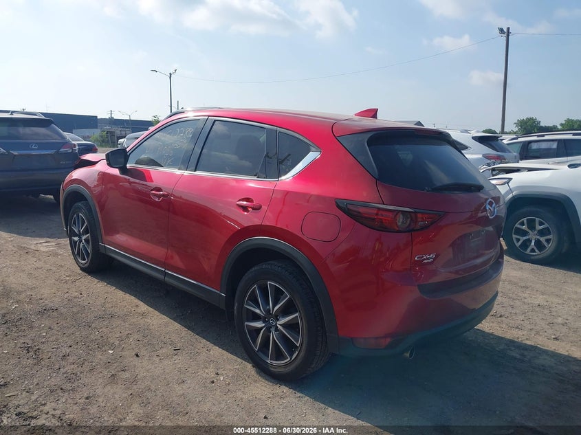 2018 Mazda Cx-5 VIN JM3KFBDM2J0436034 IAAI salvage auction — FRONT END, Clear (Michigan), sold $4,600 on 2026-07-30 (photo 3)