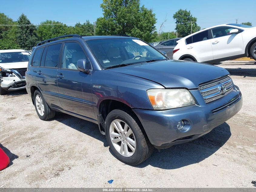 2006 Toyota Highlander hybrid VIN JTEDW21A960012042 IAAI salvage auction — NORMAL WEAR, Clear (Illinois), sold $400 on 2026-07-21 (photo 1)