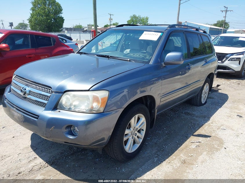 2006 Toyota Highlander hybrid VIN JTEDW21A960012042 IAAI salvage auction — NORMAL WEAR, Clear (Illinois), sold $400 on 2026-07-21 (photo 2)