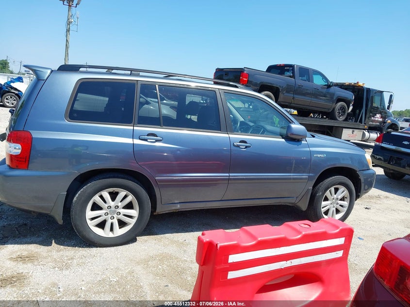 2006 Toyota Highlander hybrid VIN JTEDW21A960012042 IAAI salvage auction — NORMAL WEAR, Clear (Illinois), sold $400 on 2026-07-21 (photo 5)
