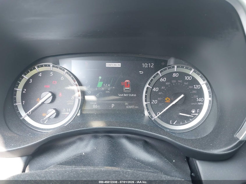 2022 Toyota Highlander VIN 5TDLZRBH0NS242348 IAAI salvage auction — FRONT END, Salvage (Idaho), sold $13,000 on 2026-07-22 (photo 7)