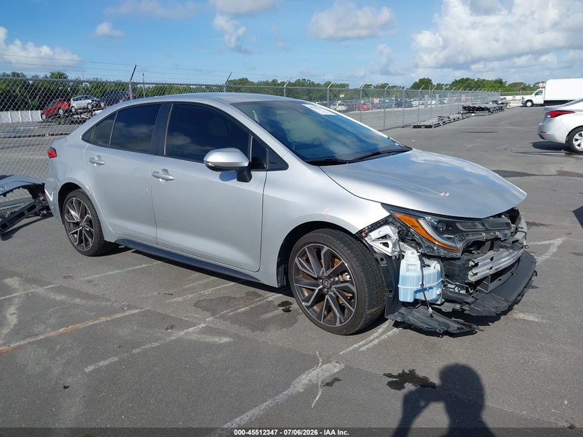 2022 Toyota Corolla VIN JTDS4MCE3N3504365 IAAI salvage auction — FRONT END, Rebuildable (Florida), sold $3,150 on 2026-07-29 (photo 1)