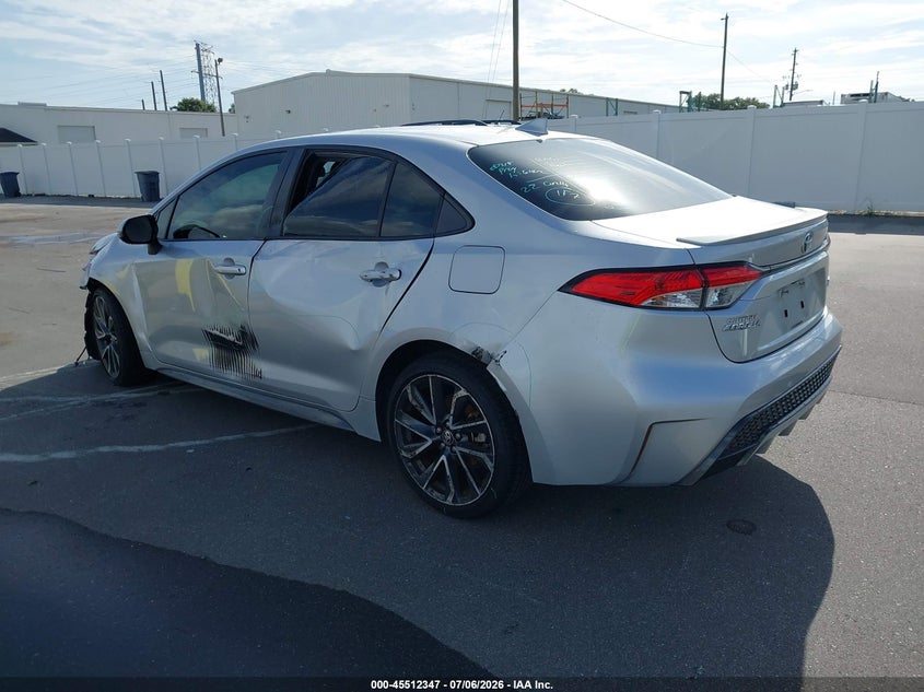 2022 Toyota Corolla VIN JTDS4MCE3N3504365 IAAI salvage auction — FRONT END, Rebuildable (Florida), sold $3,150 on 2026-07-29 (photo 3)