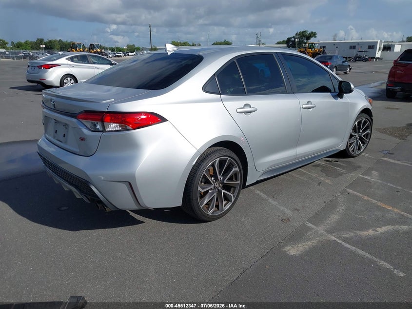 2022 Toyota Corolla VIN JTDS4MCE3N3504365 IAAI salvage auction — FRONT END, Rebuildable (Florida), sold $3,150 on 2026-07-29 (photo 4)
