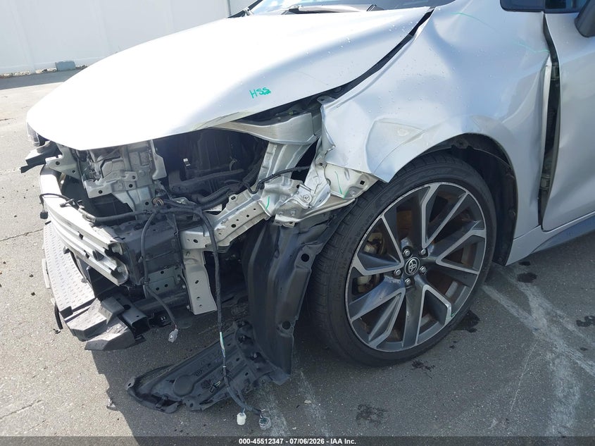 2022 Toyota Corolla VIN JTDS4MCE3N3504365 IAAI salvage auction — FRONT END, Rebuildable (Florida), sold $3,150 on 2026-07-29 (photo 6)