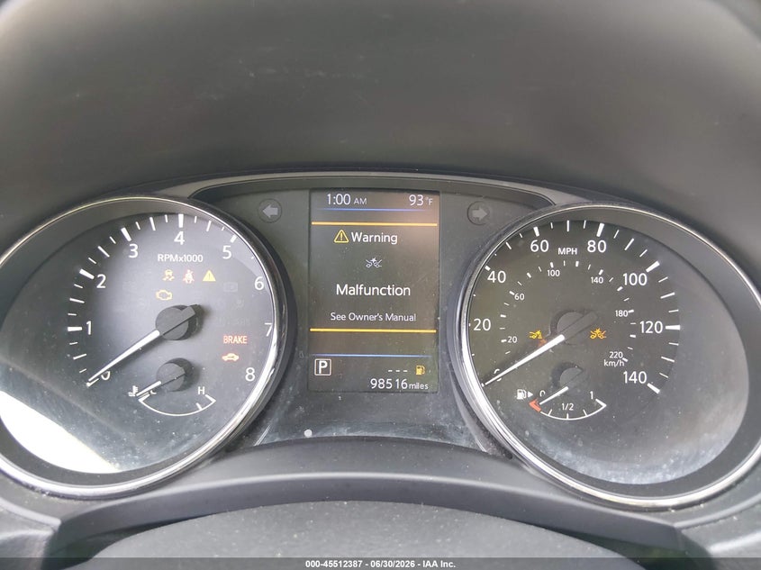2020 Nissan Rogue VIN JN8AT2MV1LW136561 IAAI salvage auction — FRONT END, Salvage (Idaho), sold $2,050 on 2026-07-20 (photo 7)