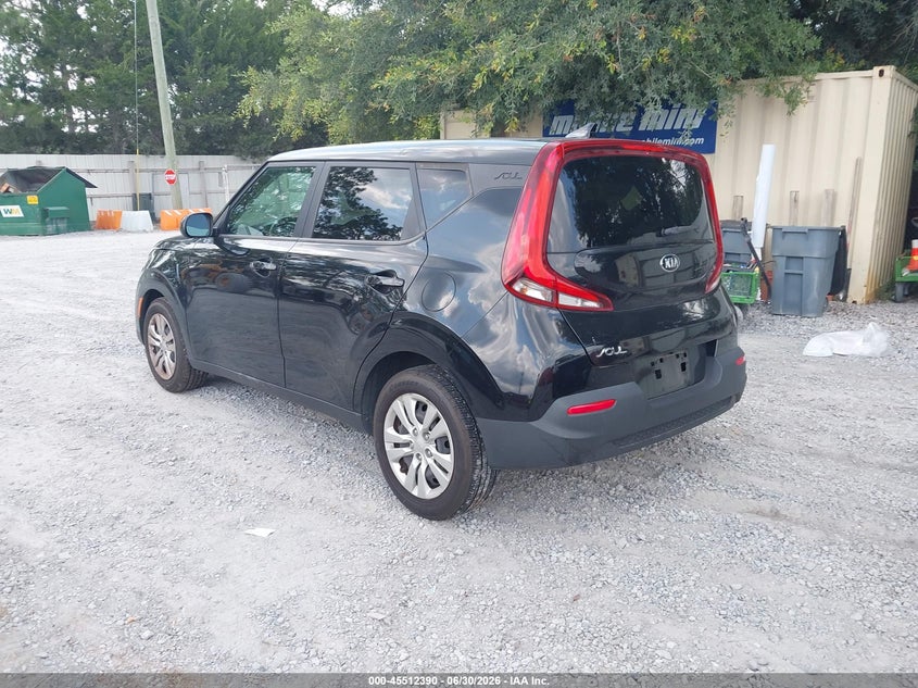 2020 Kia Soul VIN KNDJ23AU3L7704951 IAAI salvage auction — SIDE, Certificate Of Destruction (Florida), sold $2,100 on 2026-07-10 (photo 3)