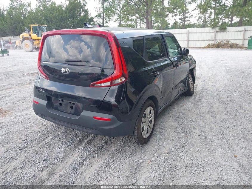 2020 Kia Soul VIN KNDJ23AU3L7704951 IAAI salvage auction — SIDE, Certificate Of Destruction (Florida), sold $2,100 on 2026-07-10 (photo 4)