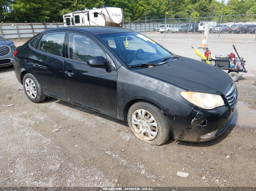 2010 Hyundai Elantra VIN KMHDU4AD3AU855361 IAAI salvage auction — NORMAL WEAR, Clear (Tennessee), sold $700 on 2026-07-22 (photo 1)