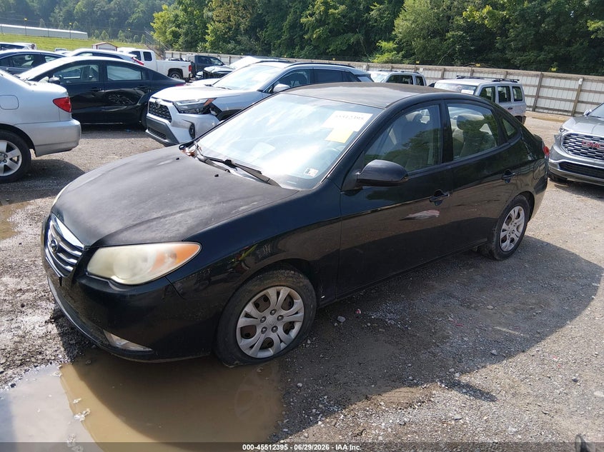2010 Hyundai Elantra VIN KMHDU4AD3AU855361 IAAI salvage auction — NORMAL WEAR, Clear (Tennessee), sold $700 on 2026-07-22 (photo 2)