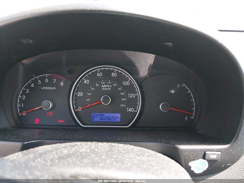 2010 Hyundai Elantra VIN KMHDU4AD3AU855361 IAAI salvage auction — NORMAL WEAR, Clear (Tennessee), sold $700 on 2026-07-22 (photo 7)